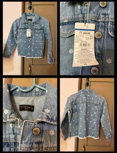 Girls Set Of 3, 7-9yrs, New W Tag,100% Denim