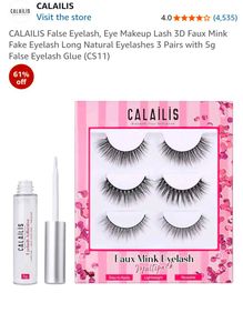 CALAILIS Faux Mink Eyelashes Multipack