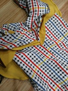 Girls Plaid Romper