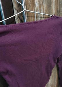 Zara Ribbed Long Sleeve Top