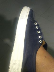 Blue Sneaker With High Base