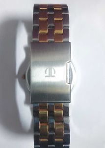 Titan two-tone gold and silver analog men's watch