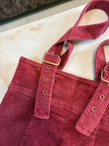 Pink Pinafore Midi Dress
