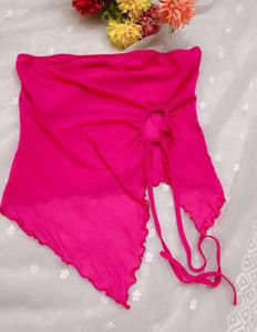 Y2K Strapless Butterfly Top