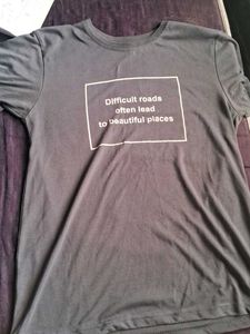 Graphic T-Shirt with Inspirational Quote