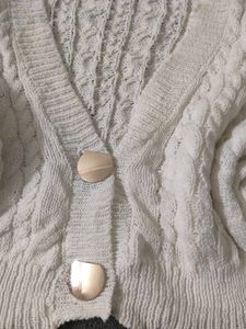 White Cardigan