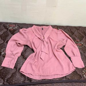 Vero Moda Peach Color Formal  Top (Women's)