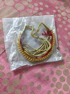 Beautiful Red &amp; Gold Layered Necklace
