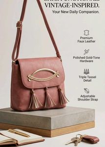 New Chic Faux Leather Crossbody Bag
