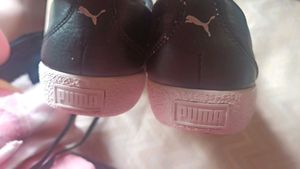Puma Black Leather Sneakers