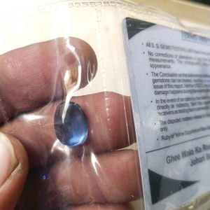 6.25 CTS. Original Blue Sapphire (Neelam/नीलम) Gem