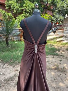 Elegant Brown cocktail Gown