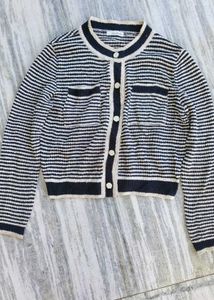 Striped Cardigan Sweater