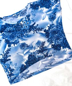Rose Print Top