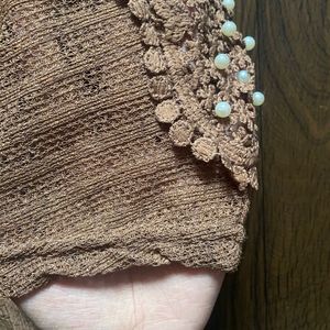 Sparkly Embellished Knit Top