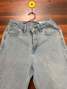 Light Wash Wide Leg Jeans