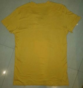 Authentic UCB Men's Yellow V-Neck T-Shirt