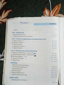 Statistics for Economics Class XI Book