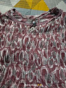Pink Printed Top