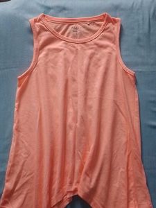 Coral Sleeveless Tank Top