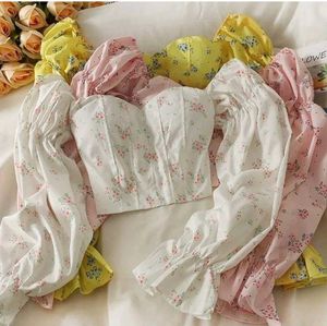 Yesstyle--Floral off shoulder top