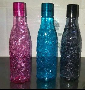 Combo Of 3 Crystal Water Bottles