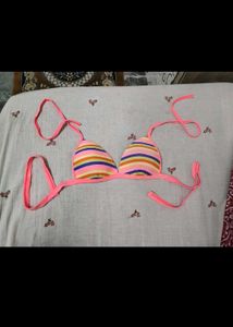 Colorful Striped &amp; Patterned Bikini Tops