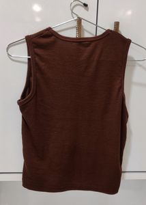 Brown tank top