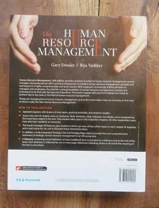 Human Resource Management 16e by Gary Dessler