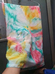 Vibrant Print Saree