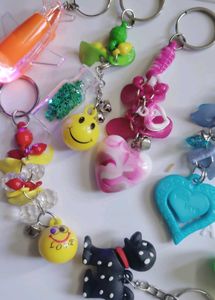 Cute Keychain Collection 10 pcs set