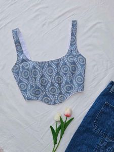 Handmade Cotton corset top 💞