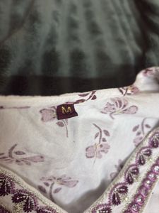 Boho Floral Print Kurta Top