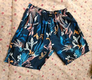 Tropical Print Shorts+ Shirt