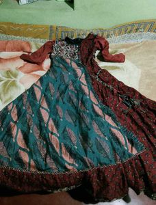 Beautiful Printed Ethnic Gown