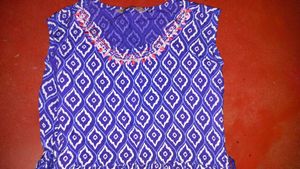 Blue Dress(Ankle Length)