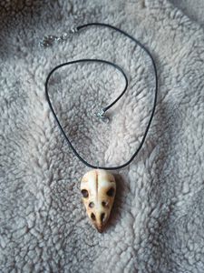 Raven Skull Gothic Pendant
