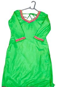 Bright Silk Kurti For Festivals
