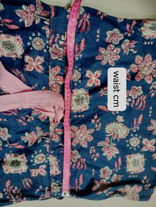 Floral Jumpsuit with Pink Bow