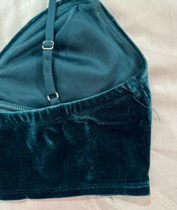 Velvet Teal Bralette