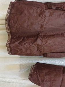 Brown Kurta Set
