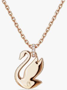 Sparkling Swan Pendant Necklace