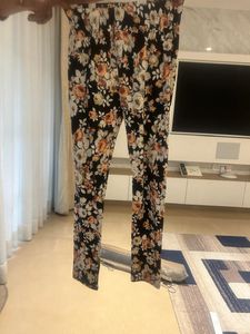 Floral Print Tights