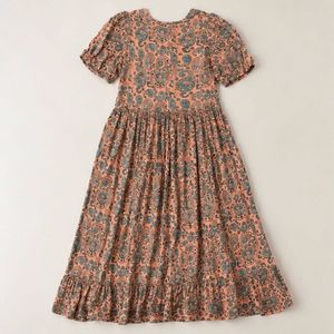 Bohemian Print Midi Dress