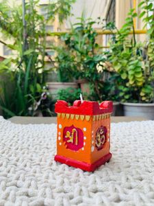 Hand-Painted Decorative Diwali Candles