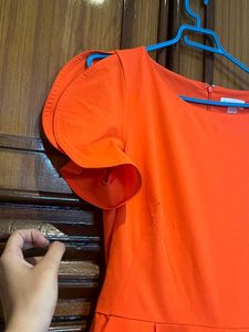 Calvin Klein Orange Jumpsuit Brand new