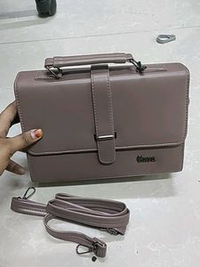 Stylish Taupe Handbag
