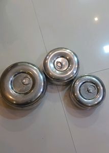 Set If 3 Stainless Steel Casserole Storage