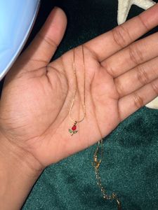Anti tarnish tulip Pendant Necklace🌷