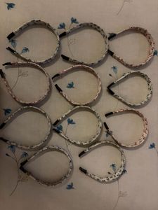 Set of 10 Floral Headbands